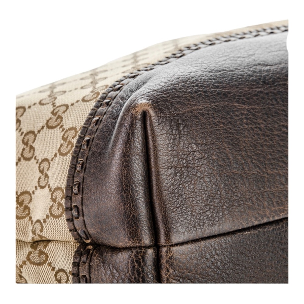 Gucci Small Monogram Logo Shopping Tote Bag - Picture 12 of 15